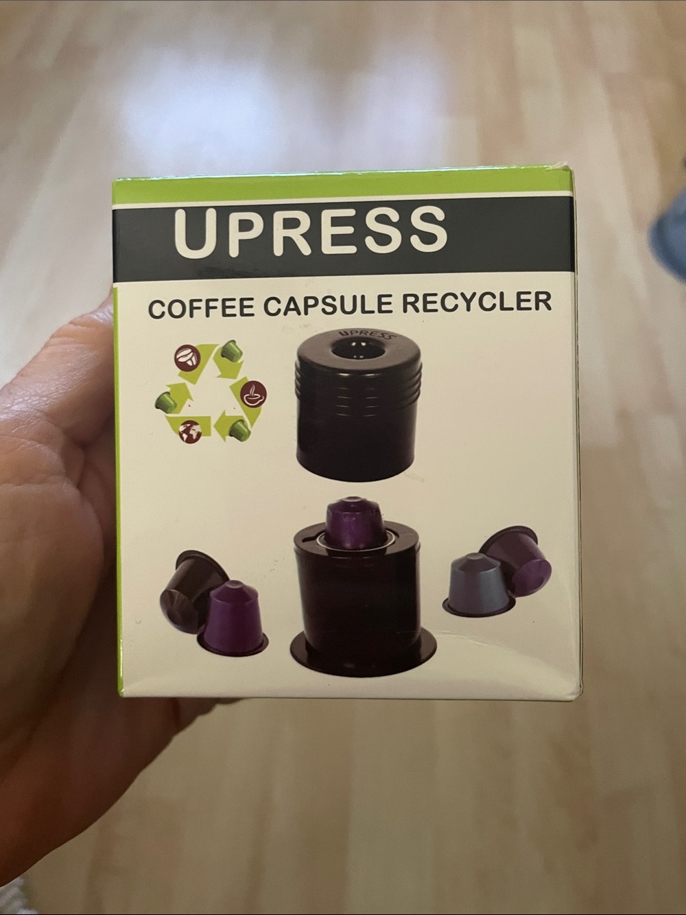 UPRESS Coffee Capsule Recycler - for Nespresso pods